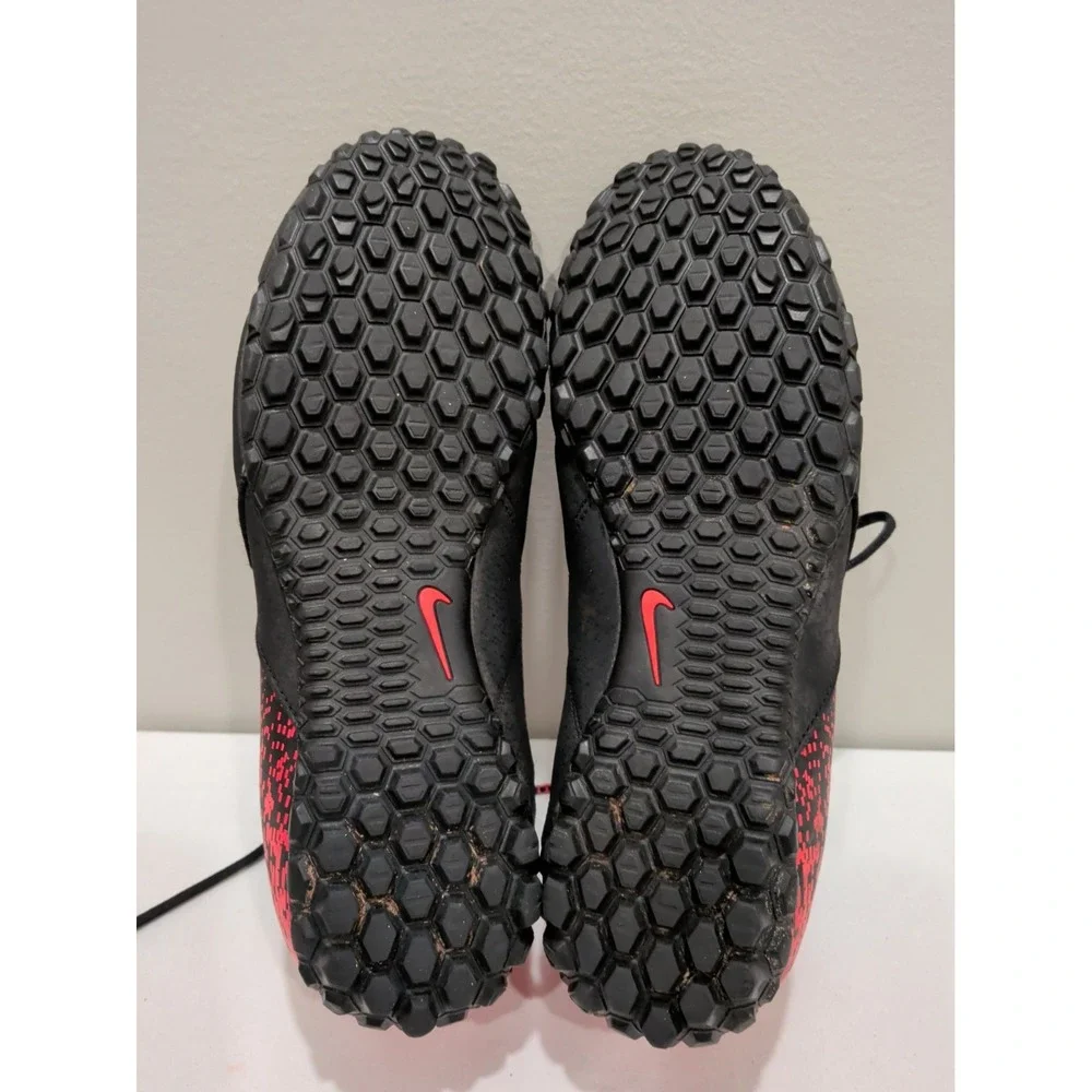 NIKE Bombax IC Men Black Red Indoor Soccer Shoes Sneakers 826485-018 Sz 10.5